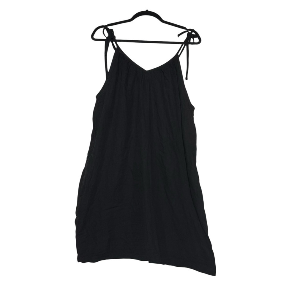 Old Navy Black Coverup Dress Size Large NWT Summer Lightweight Resortwear